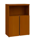 MHN 3 - 8DN kancelářská skříň, 2-dveřová/nika, 1120x800x400, třešeň šumavská